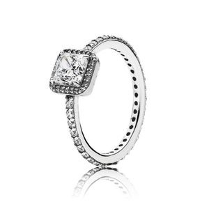 Authentic Pandora Silver Timeless Elegance Ring